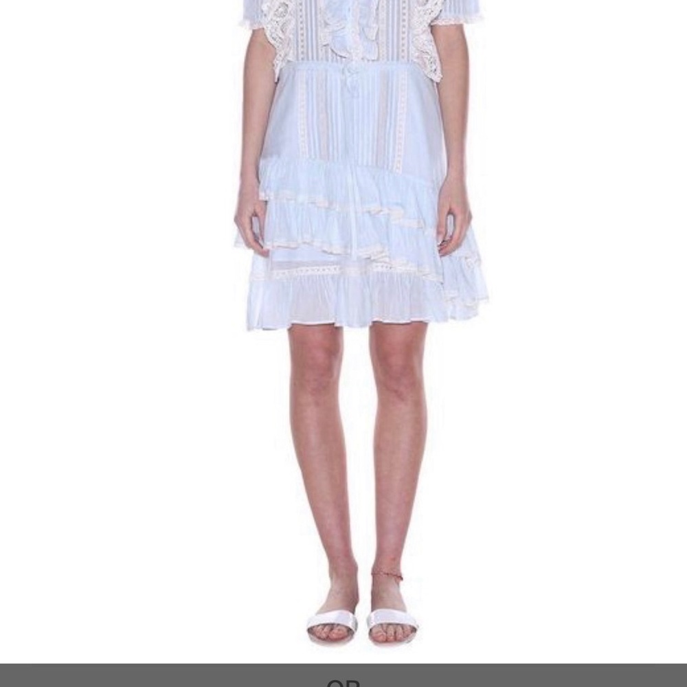 Zadig & Voltaire Ranky Tomboy Dress Ruffle Lace Size Med EUC - Picture 7 of 14
